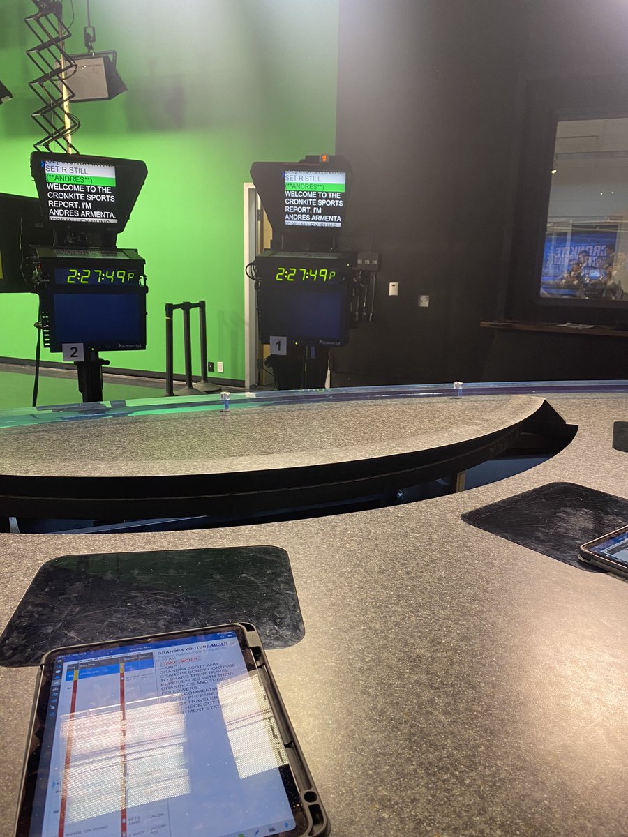 Ari Wohl (@a_wohl1) on Twitter photo Behind the desk for the first time this spring tonight on <a href="/cronkitenews/">Cronkite News</a>. Watch the newscast on YouTube. Behind the desk for the first time this spring tonight on <a href="/cronkitenews/">Cronkite News</a>. Watch the newscast on YouTube.