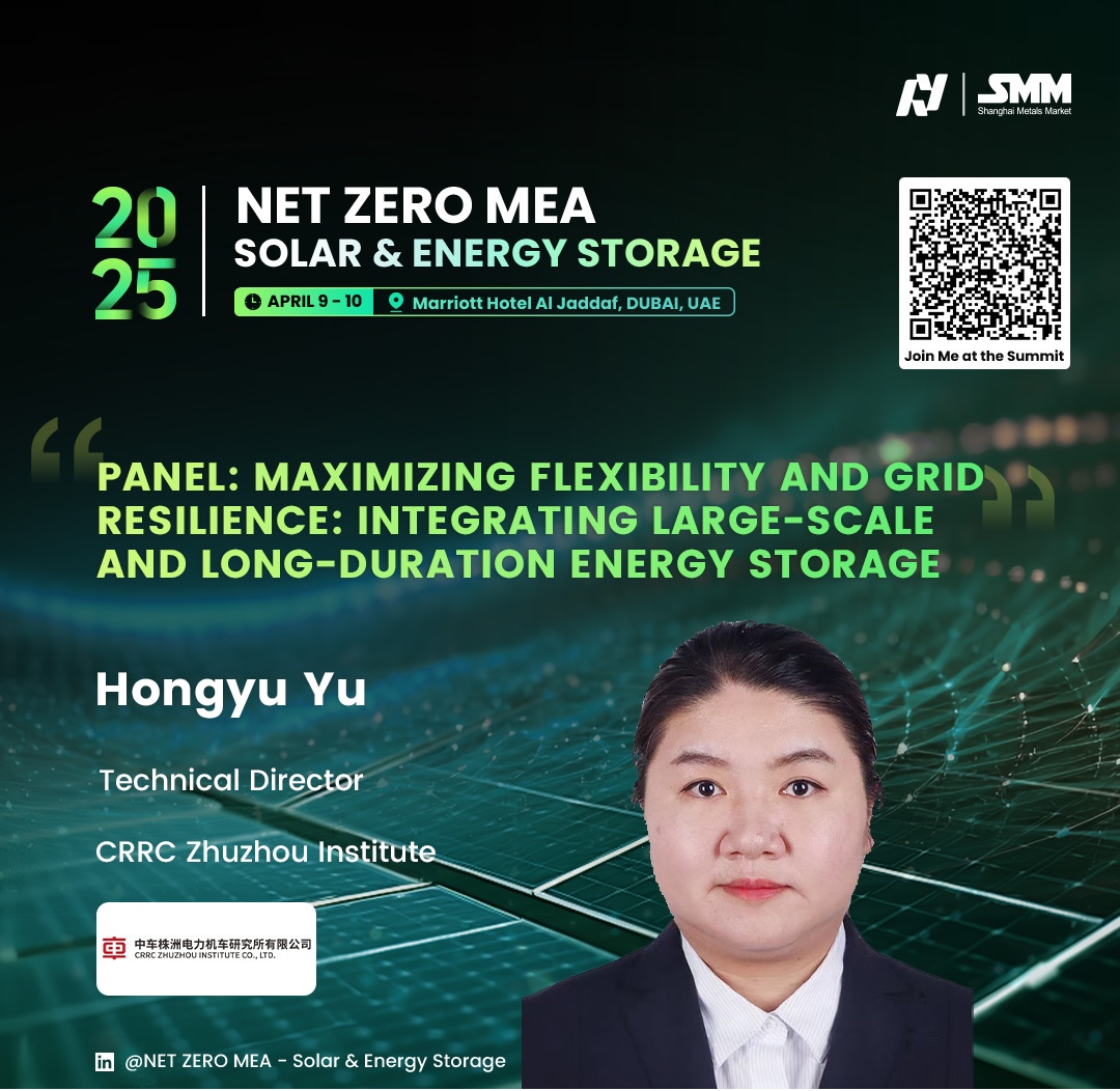 crrcrenewable's tweet image. 👉 Join Me at the Net Zero MEA Summit: Solar &amp;amp; Energy Storage
🌟 Date:** April 9–10, 2025
Location:** Marriott Hotel Al Jaddaf, Dubai, UAE
🌼 CRRC Zhuzhou Institute is proud to lead two critical discussions at the Net Zero MEA Summit!
#NetZeroMEA #BESS #EnergyStorage #CRRC