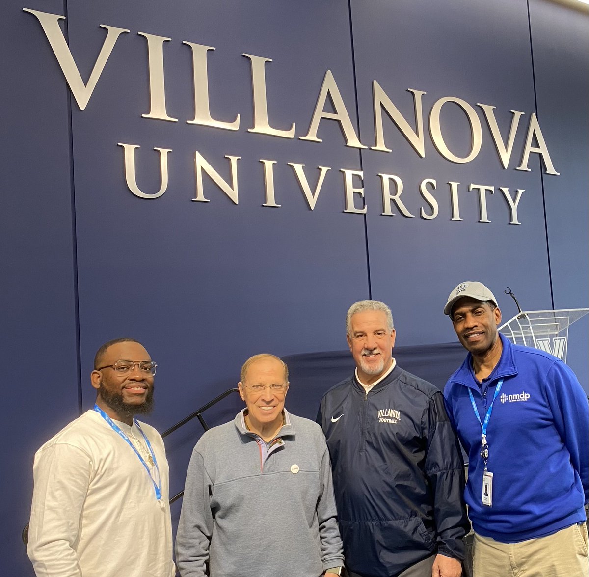 Andy Talley Bone Marrow Foundation (@talleybonemarro) on Twitter photo We had a blast today at the <a href="/VillanovaU/">Villanova University</a> Marrow Drive! We are lucky to have so many stepping up to make a difference and save a life! Thank you, <a href="/novafbclub/">VILLANOVA FB CLUB</a>,
<a href="/VUNursing/">Villanova Nursing</a>, <a href="/NovaFootball/">Villanova Football</a> and <a href="/NovaAthletics/">Villanova Athletics</a>!! #getinthegame #savealife #makeadifference We had a blast today at the <a href="/VillanovaU/">Villanova University</a> Marrow Drive! We are lucky to have so many stepping up to make a difference and save a life! Thank you, <a href="/novafbclub/">VILLANOVA FB CLUB</a>,
<a href="/VUNursing/">Villanova Nursing</a>, <a href="/NovaFootball/">Villanova Football</a> and <a href="/NovaAthletics/">Villanova Athletics</a>!! #getinthegame #savealife #makeadifference