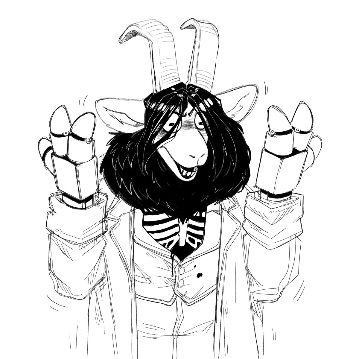 babylon1nlammas's tweet image. *evil goat noises*