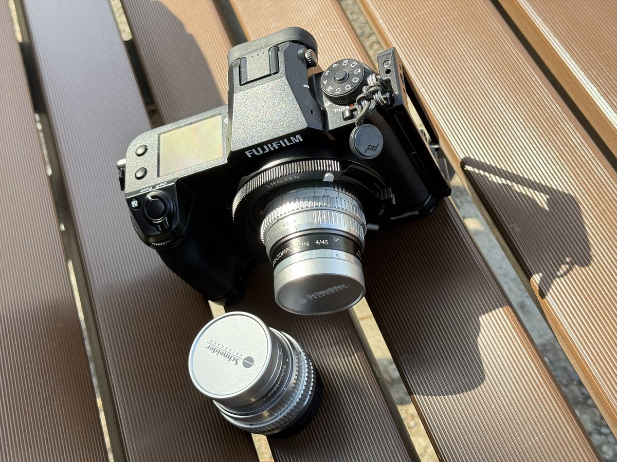 今日はGFXで試します 桜が満開だ〜 Schneider-Kreuznach Componon-S