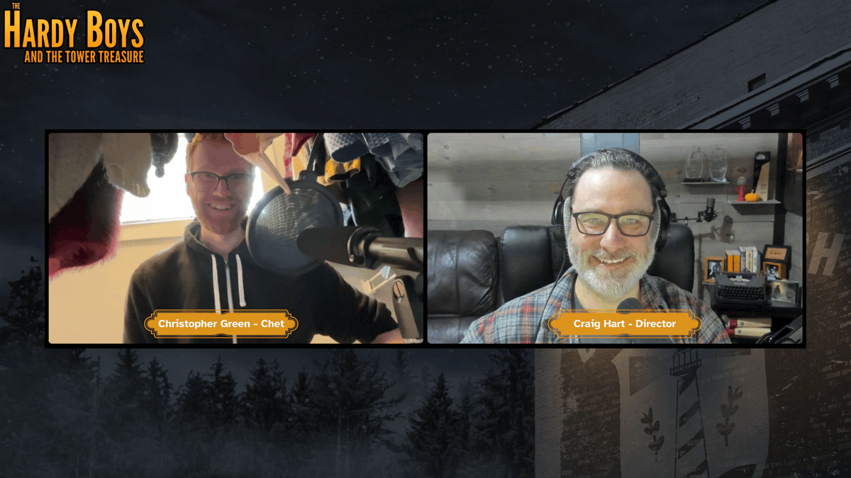Audio Drama Alliance (@audiodramaally) on Twitter photo <a href="/thrillercraig/">Craig A. Hart</a> directed <a href="/chrisneilgreen/">Creator | Storyteller</a> voice of Chet Morton the other day. Chris: "Craig is a good communicator, which is a hugely important skill as a director to communicate what you're looking for from the voice actor, and he did a great job. It was a lot of fun." #hardyboys <a href="/thrillercraig/">Craig A. Hart</a> directed <a href="/chrisneilgreen/">Creator | Storyteller</a> voice of Chet Morton the other day. Chris: "Craig is a good communicator, which is a hugely important skill as a director to communicate what you're looking for from the voice actor, and he did a great job. It was a lot of fun." #hardyboys