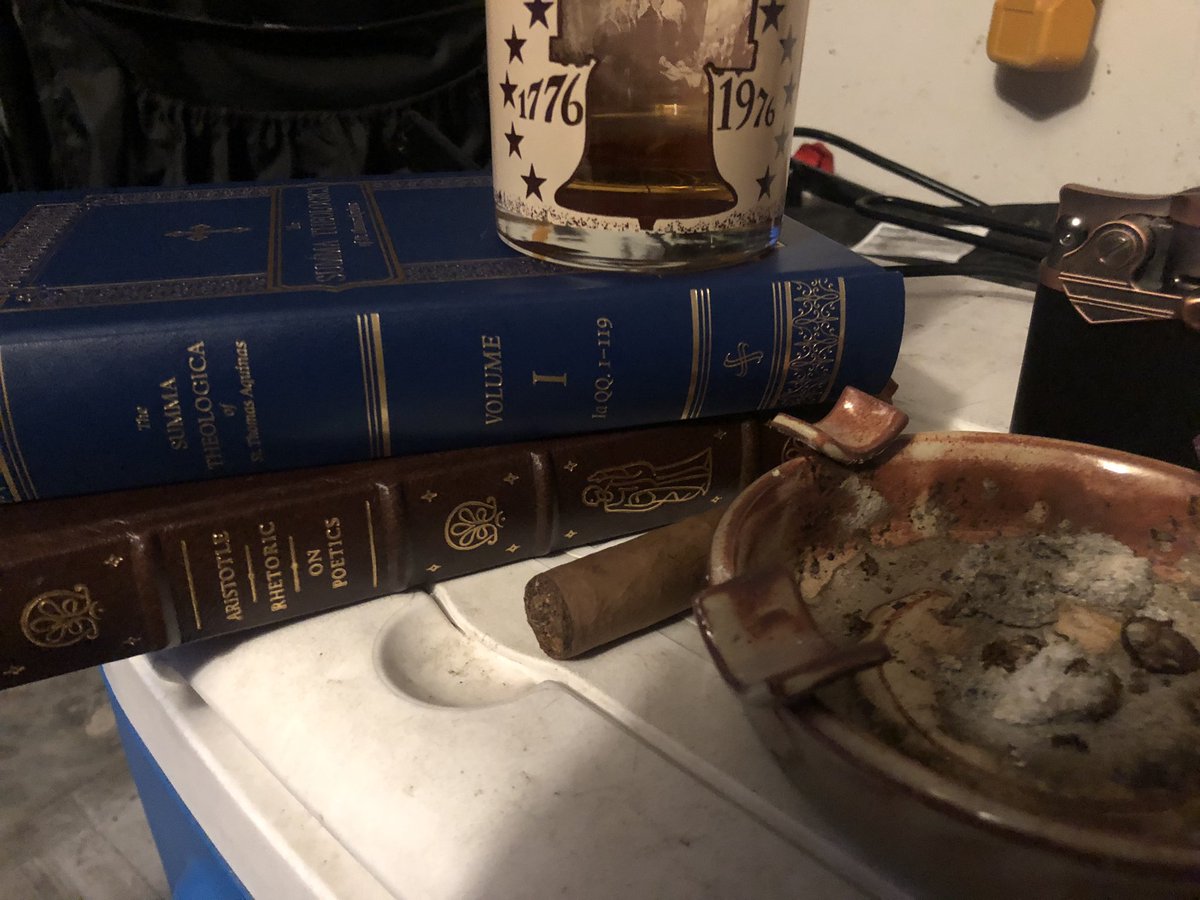 ConOfOurGen's tweet photo. “I ain’t high class and I ain’t white trash. I’m wild and a little crazy too.”

— confederate railroad 

For me that means smoking a cigar while I read philosophy in the garage in a beach chair… https://t.co/lGzFSfdNKd