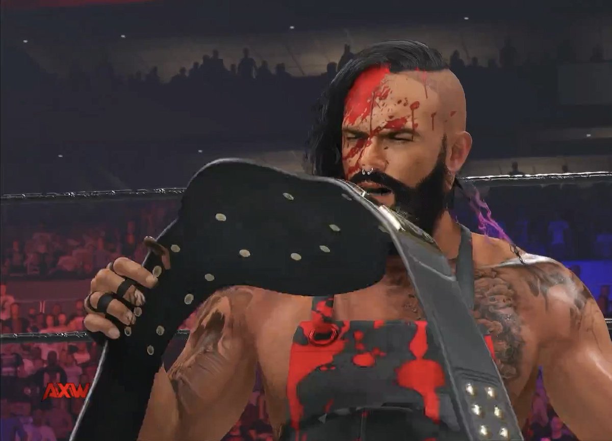 BombermanOf2K's tweet image. ON TOP OF MY GAME. THE MOST MUST-SEE CHAMPION IN AXW. AND YOUR NEW AXW INTERCONTINENTAL CHAMPION. DAMIAN. MOTHERFUCKING. IGNITION. #AndNew