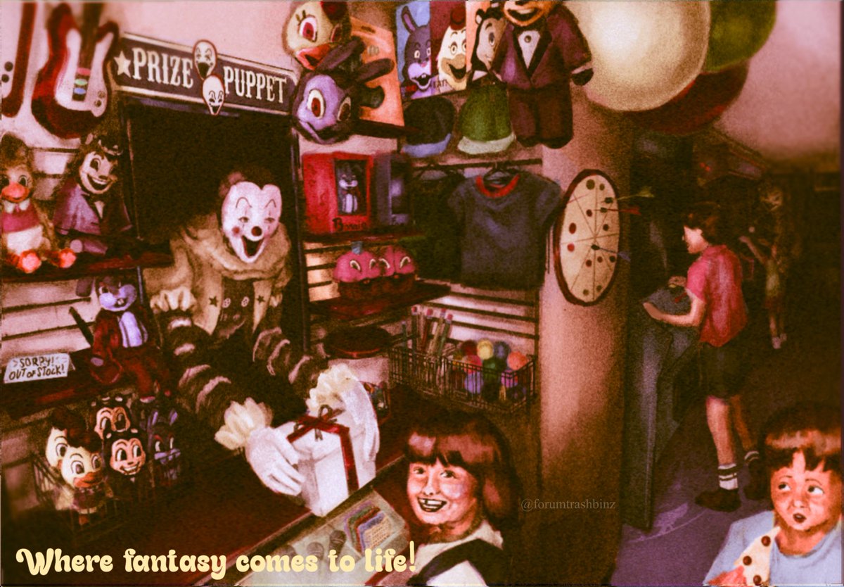 forumtrashbinz's tweet image. Reposting this thanks to the trailer. Hopefully she appears in the actual movie lol

 #FNAF2 #fnaf2movie #FNAF