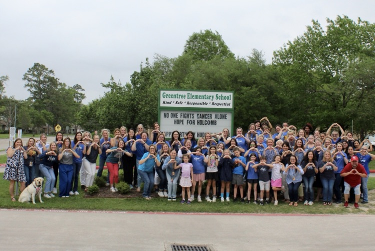 Sending The Holcomb Family all our love! Noone Fights Cancer Alone!! We love 💙 you! #HopeforHolcomb