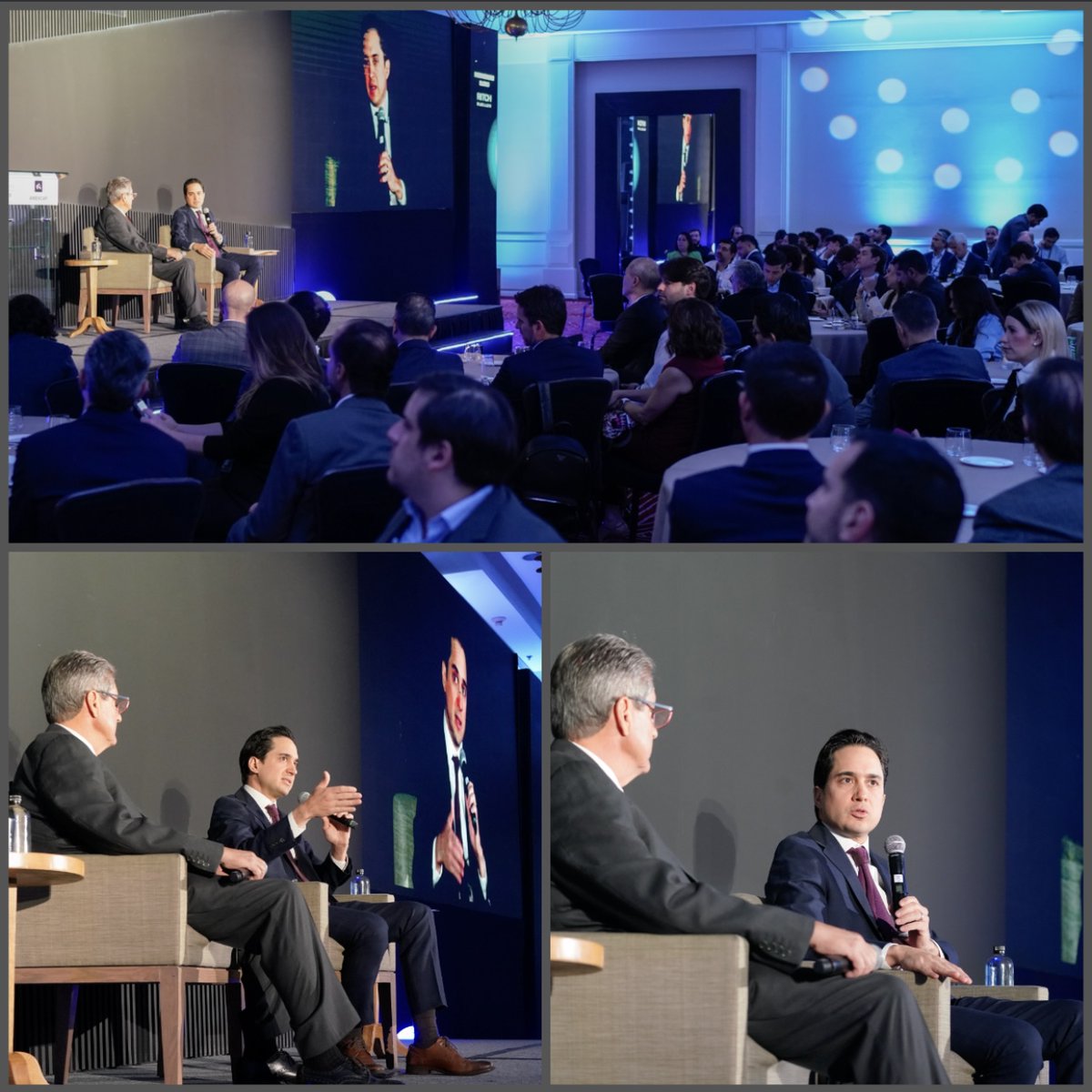 El día de hoy tuve la oportunidad de dirigirme a representantes del sector privado y conversar con ellos sobre la importancia de la inversión y del capital privado en proyectos de infraestructura que generan empleo y #ProsperidadCompartida.
Comentamos los sectores prioritarios en