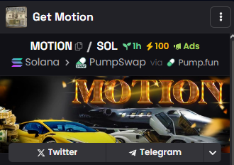 Seems like we got $MOTION 
Dexscreener updated and boosts on 
dexscreener.com/solana/g4shjgk…