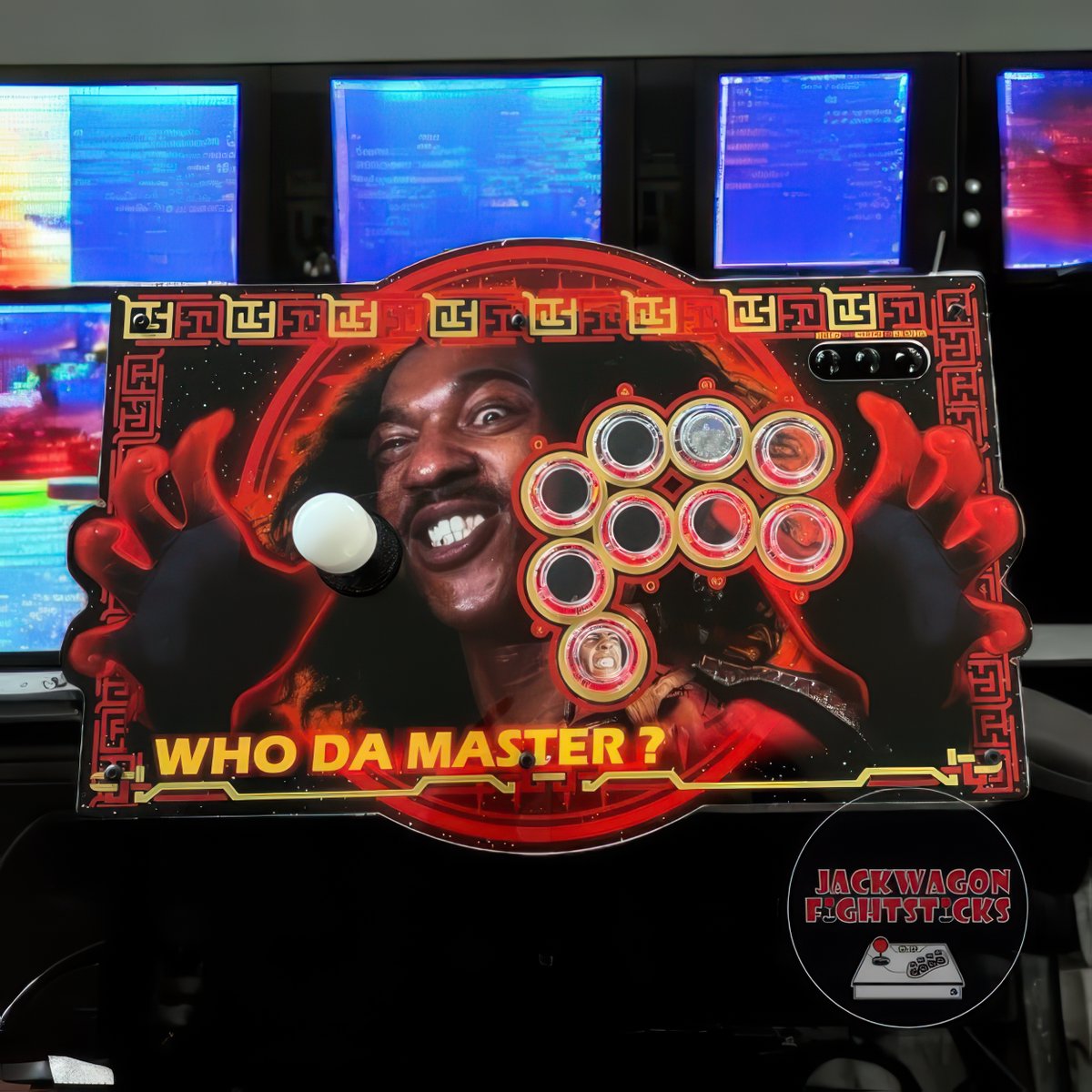 Impressive Sho gun build made between me and Jackwagon Fightsticks. Check out this impressive Shogun fightstick build, a collaboration between me and Jackwagon Fightsticks! ⚔️🔥 Designed for performance and style—FGC ready! #Fightstick #FGC #ArcadeBuilds" #4tw