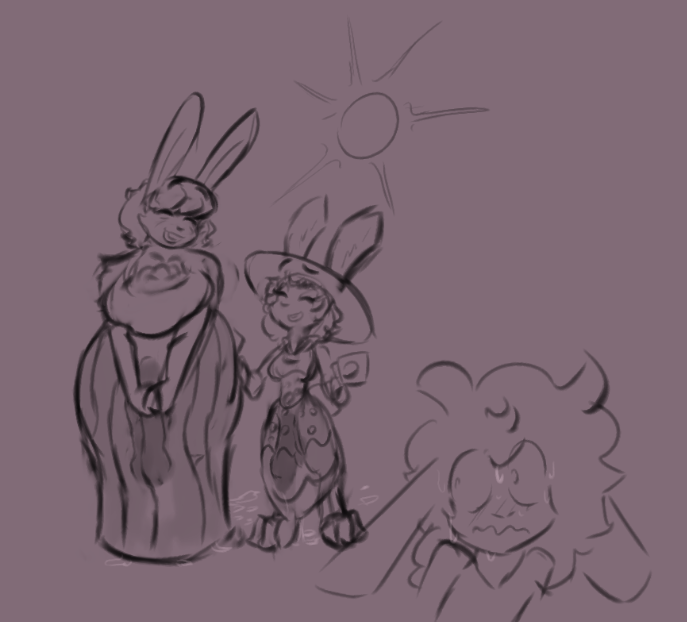 EronDraws's tweet photo. The aunts in question ;3 https://t.co/8qUOL30I5I