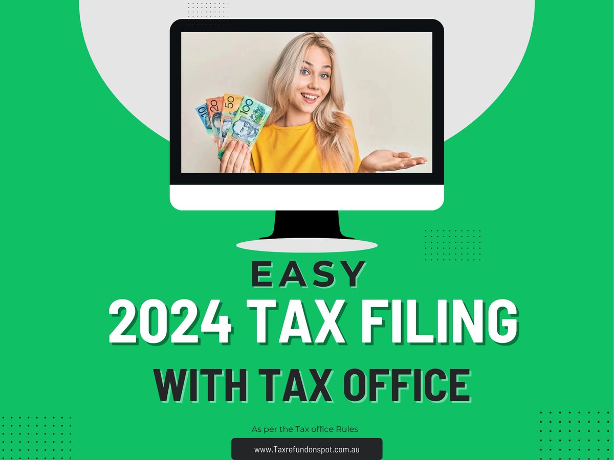 TaxRefundOnSpot's tweet image. EASY 2024 TAX FILING WITH TAX OFFICE
#easytaxfiling #TaxCompliance2025 #TaxRefund #MelbourneLife #TrendingReels #BeforeAndAfter #EcommerceSuccess