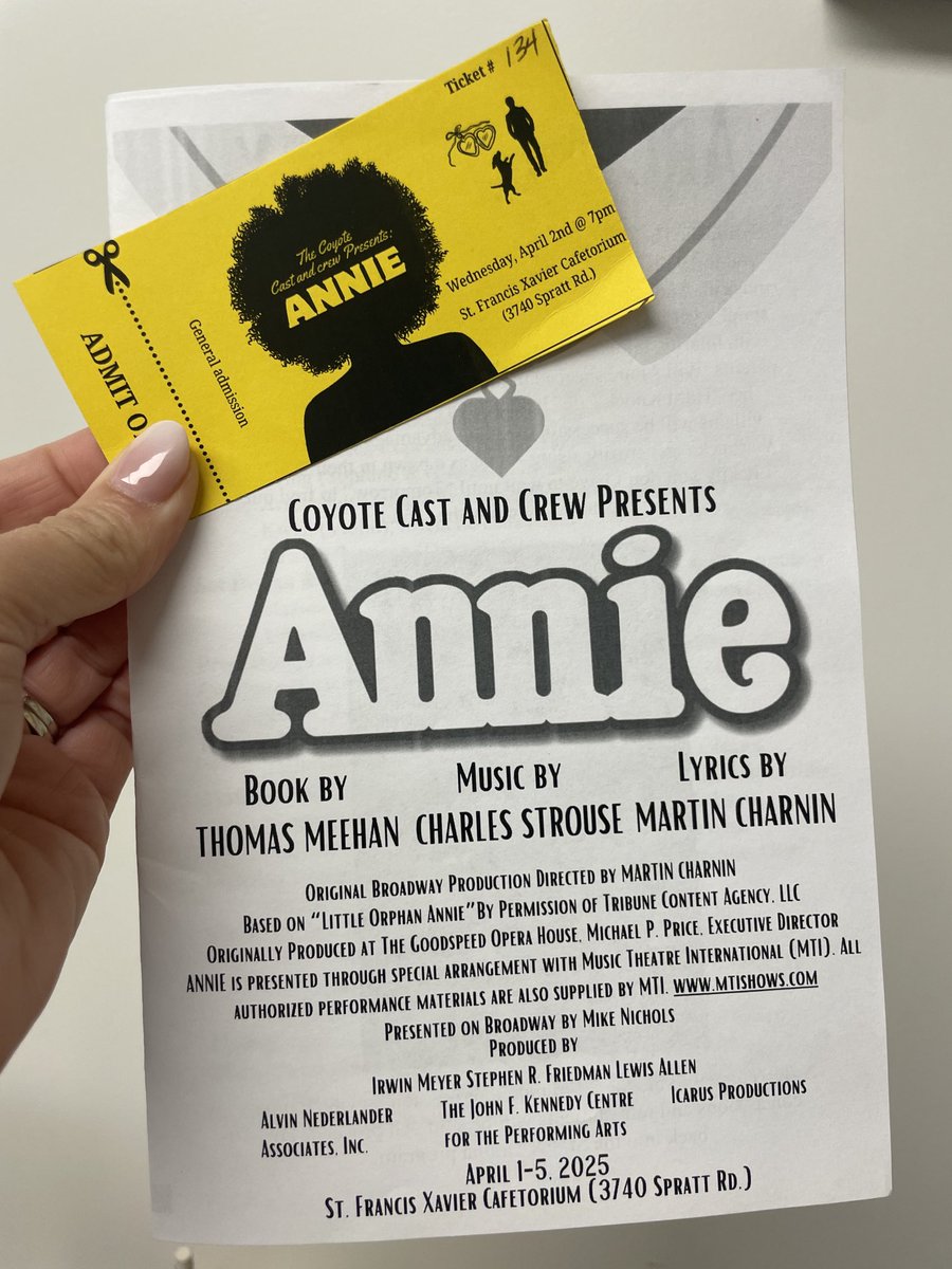 Opening night!!!! 🎬🎤🎭🎼 #CoyoteProud #ocsbArts #ocsb