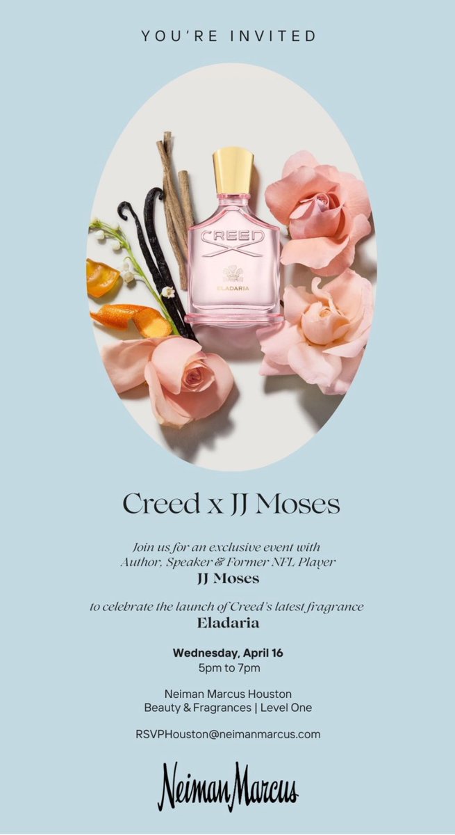 Excited to collaborate with <a href="/creedfragrances/">Creed Fragrances</a>