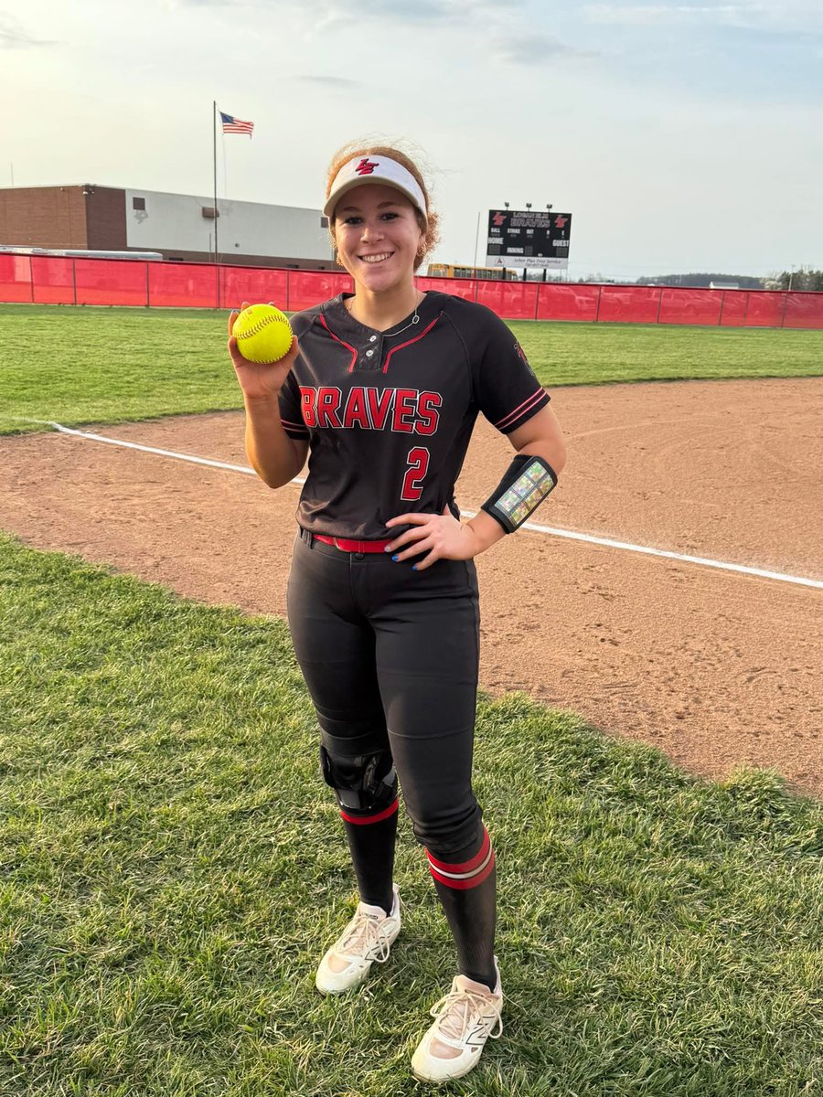 Maleah goes YARD in our game today!