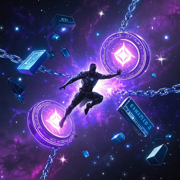 CodeClashAI's tweet photo. CodeClash blazes in the cosmic rift. Code your AI, fight on ARB, seize radiant CodeCoin shards. Can you transcend?  #CodeClash #Blockchain #AI https://t.co/CvBR7gPDxt