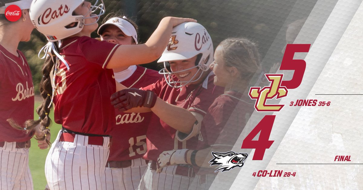 What a response by Jones as they rally late to defeat Co-Lin, 5-4, in game two and snap the Wolves' 26-game winning streak. Montana had the go-ahead HR, Breelyn Cain was excellent in relief for the win.