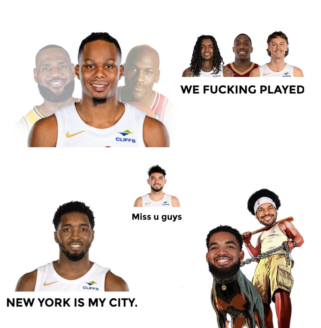 Cavs vs Knicks, a summary.