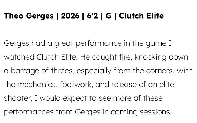 Clutch Elite Basketball (@clutchelite20) on Twitter photo Two write ups of our Clutch Elite 17U players 🔥 Big exciting season for not just the both of them, but for the whole Clutch Elite program — <a href="/TGerges1/">Theo.Gerges1</a> <a href="/hooplife_raym/">Raymond Whitley</a> Two write ups of our Clutch Elite 17U players 🔥 Big exciting season for not just the both of them, but for the whole Clutch Elite program — <a href="/TGerges1/">Theo.Gerges1</a> <a href="/hooplife_raym/">Raymond Whitley</a>
