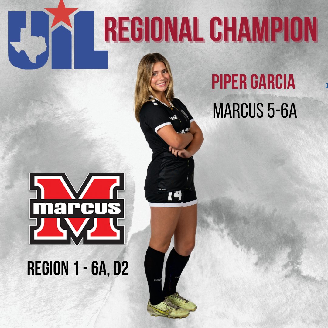 …. and then there was one. We’re all cheering for you <a href="/PiperbelleG/">piperbelle_garcia14</a> as Marcus heads into the <a href="/uiltexas/">Texas UIL</a> girls soccer 6A semi-final round! 💪🏻📣
