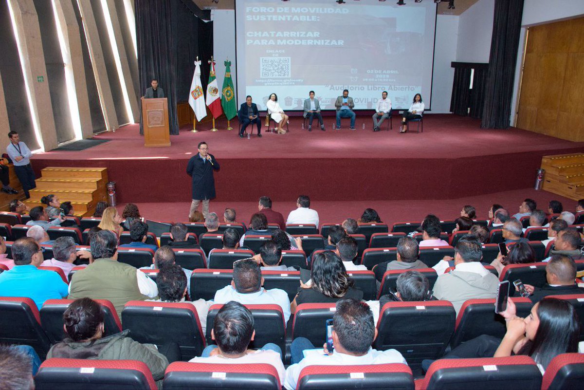 🚌🔄 ¡Moderniza, ahorra y crece! 

🔋 Hoy, llevamos a cabo el Foro de Movilidad Sustentable: “Chatarrizar para Modernizar” en donde se dieron a conocer los beneficios de la chatarrización y como acceder a ellos. 🚛♻️ 🧵1/2