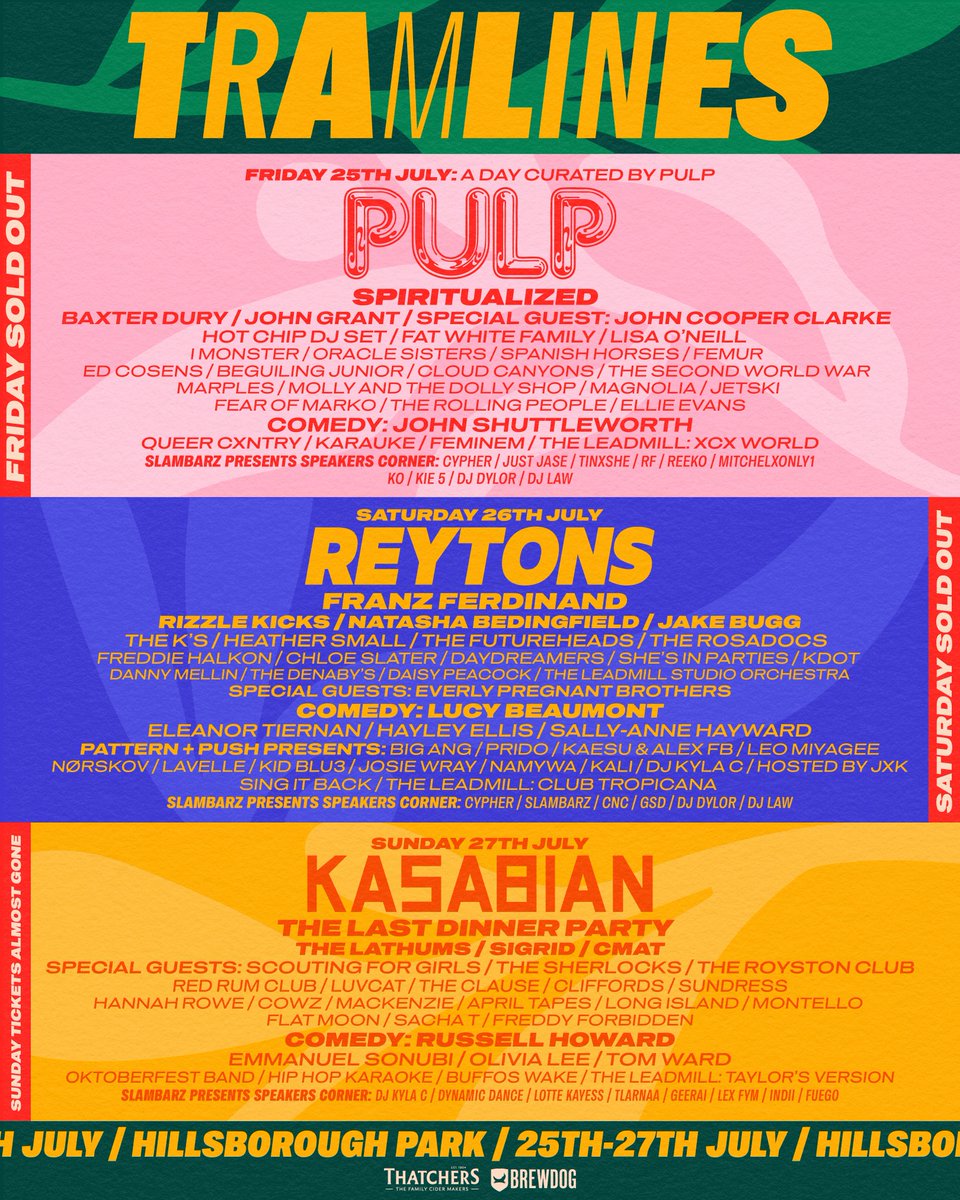 LONG ISLAND (@longislanduk) on Twitter photo HELLO TRAMLINES!!🎪
we're so excited to be a part of this years huge lineup for <a href="/tramlines/">Tramlines Festival</a> (and to have won the grand prize - thank you again <a href="/JohnKennedy/">John Kennedy</a>)
tickets are flying so grab yours before they're gone, and we'll catch you on the sunday
TICKETS: tramlines.org.uk/tickets/ HELLO TRAMLINES!!🎪
we're so excited to be a part of this years huge lineup for <a href="/tramlines/">Tramlines Festival</a> (and to have won the grand prize - thank you again <a href="/JohnKennedy/">John Kennedy</a>)
tickets are flying so grab yours before they're gone, and we'll catch you on the sunday
TICKETS: tramlines.org.uk/tickets/