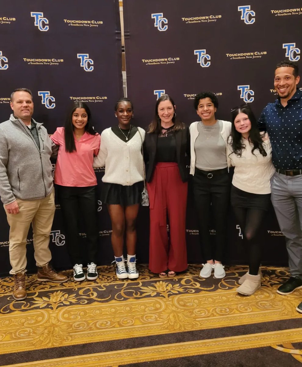 Camden Catholic Athletics (@_cchsathletics_) on Twitter photo Our Girls Flag Football Captains were honored on Wednesday night at the Touchdown Club Captains Banquet. Thanks to <a href="/Mtrible/">Mark Trible</a> and the Touchdown Club for their great work in supporting Flag Football!!
#HFL #GOIRISH☘️ Our Girls Flag Football Captains were honored on Wednesday night at the Touchdown Club Captains Banquet. Thanks to <a href="/Mtrible/">Mark Trible</a> and the Touchdown Club for their great work in supporting Flag Football!!
#HFL #GOIRISH☘️
