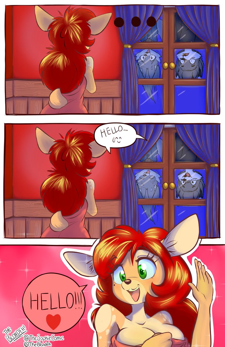 Sophie may be too pure-hearted. (Page 2 of 2)
OCs drawn from left to right <a href="/Fenarok/">Fena</a> and <a href="/_Azerkit/">Azerkit</a>