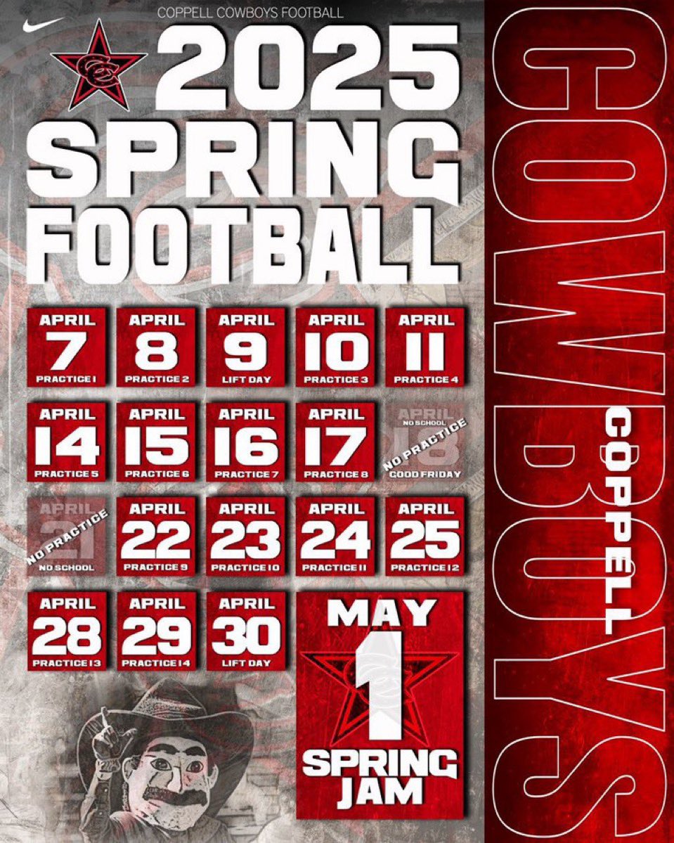 Looking forward to Spring ball! <a href="/CoppellHigh/">🏫 Coppell High School 📚</a>