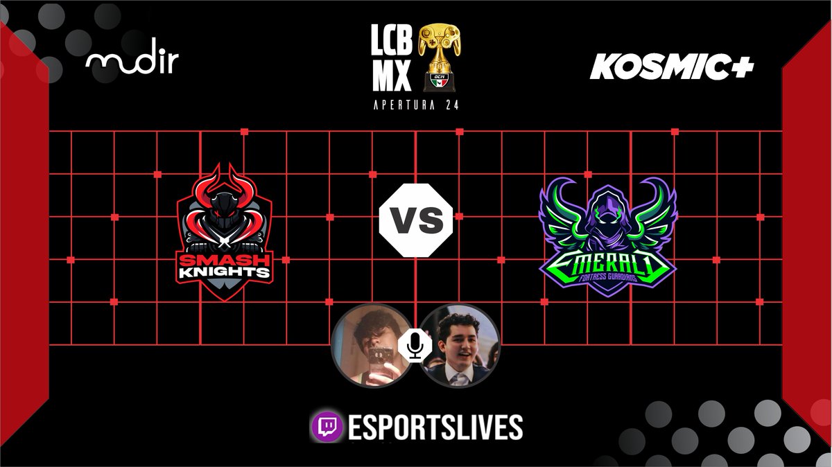 🏆 Liga de Crew Battles OCM - Apertura 2024 🏆

👑 ¡GRAND FINAL! 👑

🔥 <a href="/SmashKnights_/">Smash Knights</a> 🆚 <a href="/EmeraldFor74736/">Emerald Fortress Guardians</a> 🔥
¡Después de semanas de batallas épicas, solo uno levantará el trofeo! 🏆💥
🎙️ Casters: <a href="/lopunnyboy09/">Lopunnyboy09</a> &amp; <a href="/SaloTweets/">Solo Salo</a>

📺 En vivo hoy a las 9 PM: twitch.tv/esportslives