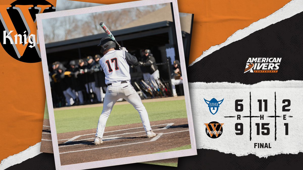 Wartburg Athletics (@wartburgknights) on Twitter photo Knights Win!! 🔥
<a href="/WartburgBB/">Wartburg Baseball</a> 9, Luther 6
Zach Walton: 4/5, 4 RBI, 3 runs scored, 2 HR
Carter Stubitz: 3/5, 3 RBI, HR
Griffin Troha: 2/5, 3 runs scored, 1 RBI, 2B Knights Win!! 🔥
<a href="/WartburgBB/">Wartburg Baseball</a> 9, Luther 6
Zach Walton: 4/5, 4 RBI, 3 runs scored, 2 HR
Carter Stubitz: 3/5, 3 RBI, HR
Griffin Troha: 2/5, 3 runs scored, 1 RBI, 2B
