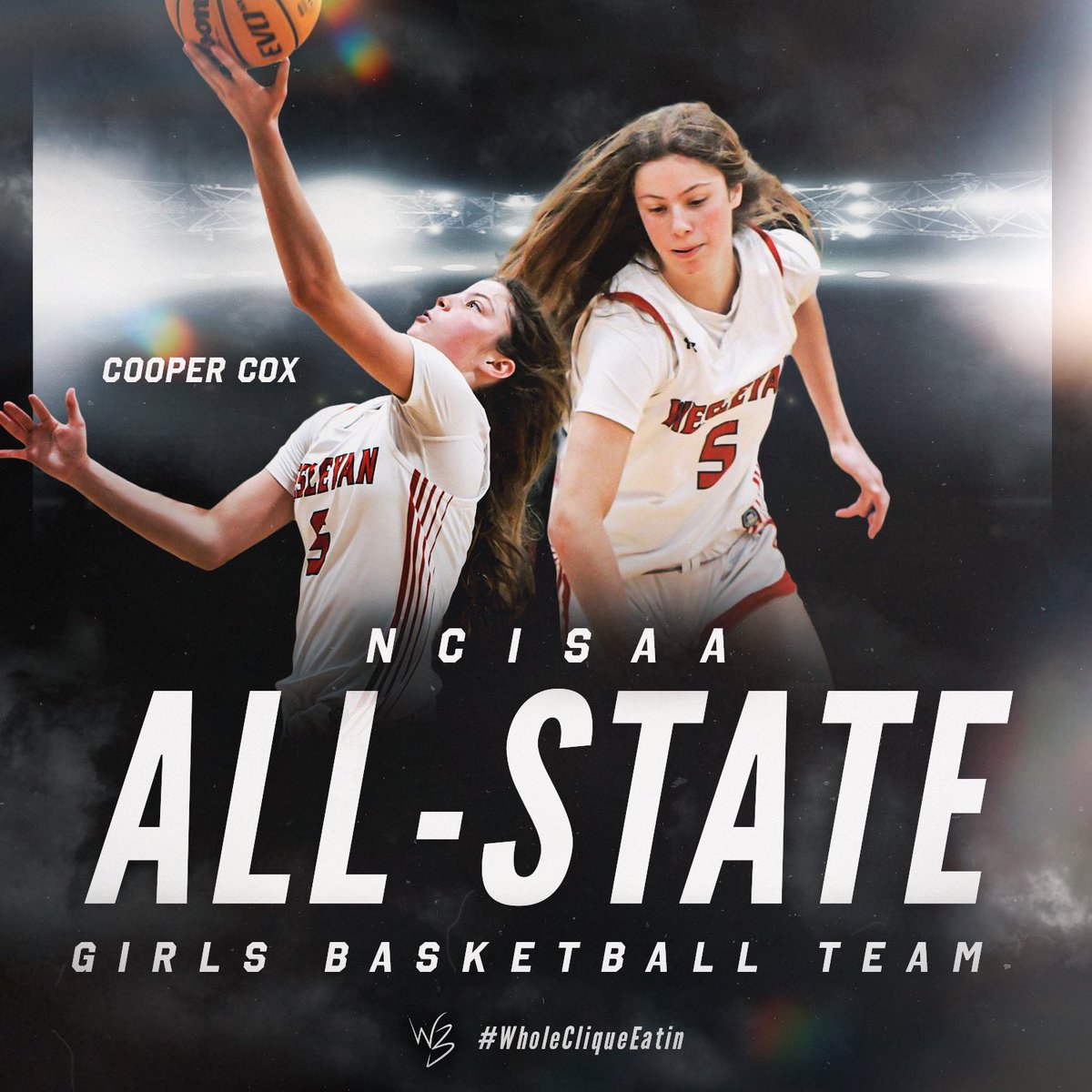 Will Bradley Sports Performance (@willbradleysp) on Twitter photo S/O to <a href="/CooperCox2028/">Cooper Cox</a> on being named to the NCISAA All-State Girls Basketball Team! The freshman guard helped lead her Wesleyan team to a state championship game appearance averaging 11.4 ppg, 4.6 assists per game, 3.5 rebounds per game, and 2.3 steals per game.
#WholeCliqueEatin S/O to <a href="/CooperCox2028/">Cooper Cox</a> on being named to the NCISAA All-State Girls Basketball Team! The freshman guard helped lead her Wesleyan team to a state championship game appearance averaging 11.4 ppg, 4.6 assists per game, 3.5 rebounds per game, and 2.3 steals per game.
#WholeCliqueEatin