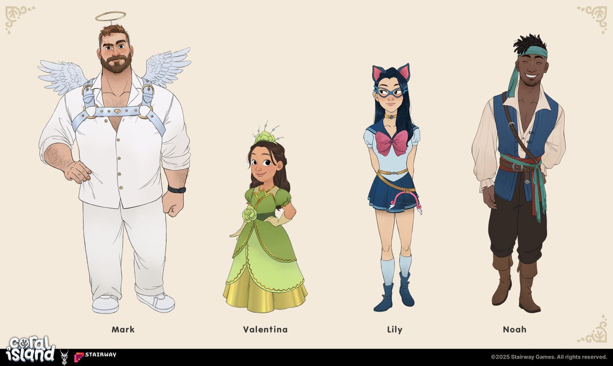 Spooky outfit reveal time!👻

Character designer <a href="/davidalojaya/">David Ardinaryas Lojaya</a>