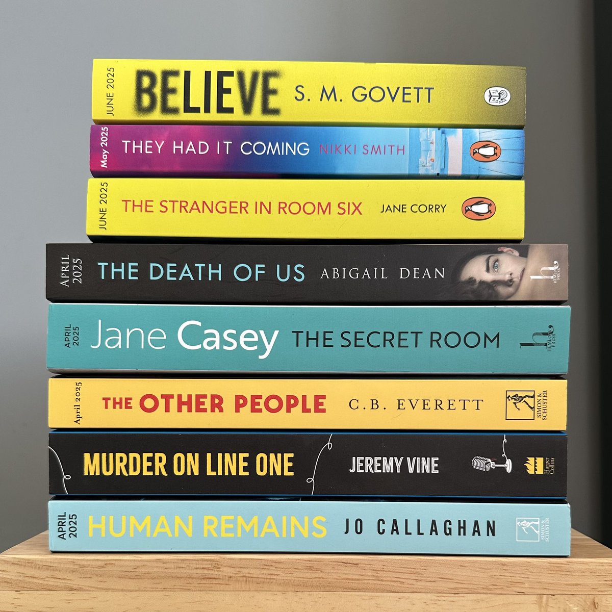 shonaholmes23's tweet image. 📚THRILLER THURSDAY STACK📚
Thought would kick off the first few days of April with this #ThrillerThursday #bookstack, highlighting just some of the amazing thriller books that I have on my #TBRpile in the coming months📖
What books do you have on your TBR list to read soon?❤️