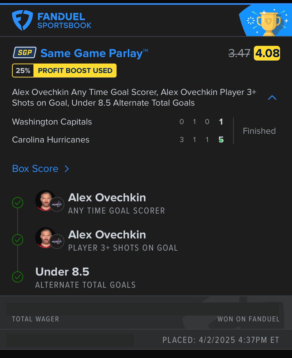 PropsAnalyst's tweet image. EA$Y 💰💰💰

Jk. I can’t believe I hit on the Alex Ovechkin goal 😂 

#NBA #NBABets #NBAProps #NBAPicks #MLB #MLBbets #MLBProps #MLBPicks #MLBwagers #NRFI #MarchMadness #NCAAM #CBB #CollegeBasketball #WTA #ATP #Tennis #TennisBets #TennisLocks #TennisProps #TennisPicks…
