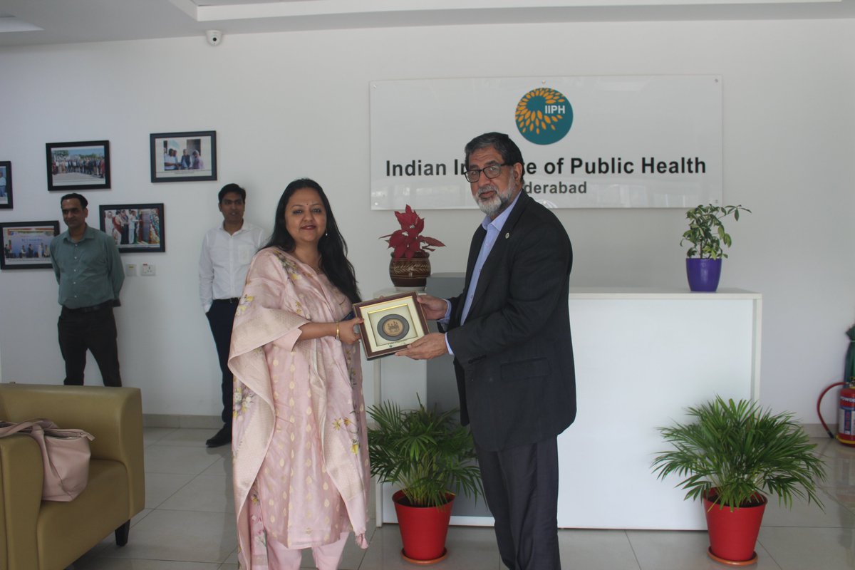 Honoured to host Mr. Rizwan Koita, Director, Koita Foundation, and Ms. Surabhi Goel, COO, at IIPH Hyderabad.Great discussions on collaborations to enhance digital and public health initiatives. Looking forward to impactful alliances.

#PublicHealth #Collaboration #IIPHHyderabad