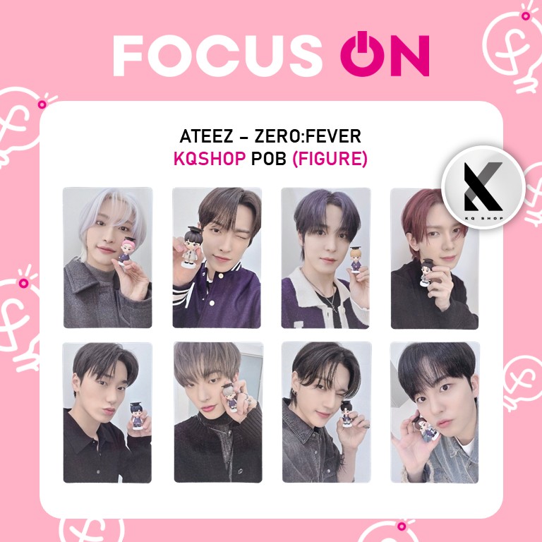 FocusON_kor's tweet photo. 📢 IN STOCK 📢
ATEEZ - ZERO : FEVER KQSHOP POB
ATEEZ's figure version POB has arrived! 🩷
We are waiting for your order 🛻💕
🔽 ORDER HERE 🔽
🔗 https://t.co/ykpgfVJRK0
---
#ATEEZ #에이티즈 #FEVER_Part_1 #FEVER_Part_2 #FEVER_Part_3 #FEVER_EPILOGUE #HONGJOONG #홍중 #ホンジュン #SEONGHWA #성화 #ソンファ #YUNHO #윤호 #ユンホ #YEOSANG #여상 #ヨサン #SAN #산 #サン #MINGI #민기 #ミンギ #WOOYOUNG #우영 #ウヨン
#JONGHO #종호 #ジョンホ ATEEZ ZERO : FEVER EPILOGUE FIGURE에이티즈 제로 피버 에필로그 피규어