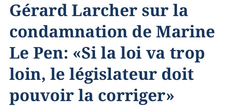 C’est vrai ça, si on ne peut même plus prétendre aux plus hautes fonctions de la République simplement parce qu’on a été condamné pour détournements de fonds publics, où va le monde ?