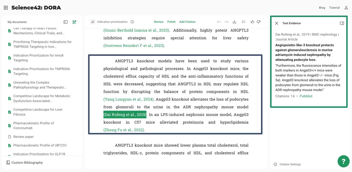 👤One user shared their experience with DORA:

"What I definitely like about DORA is that you can quickly get relevant sentences from a full-text article—no need to scan a huge document manually!"

Making research faster and easier. Try it yourself! 🔍✨ #DORA #AIResearch