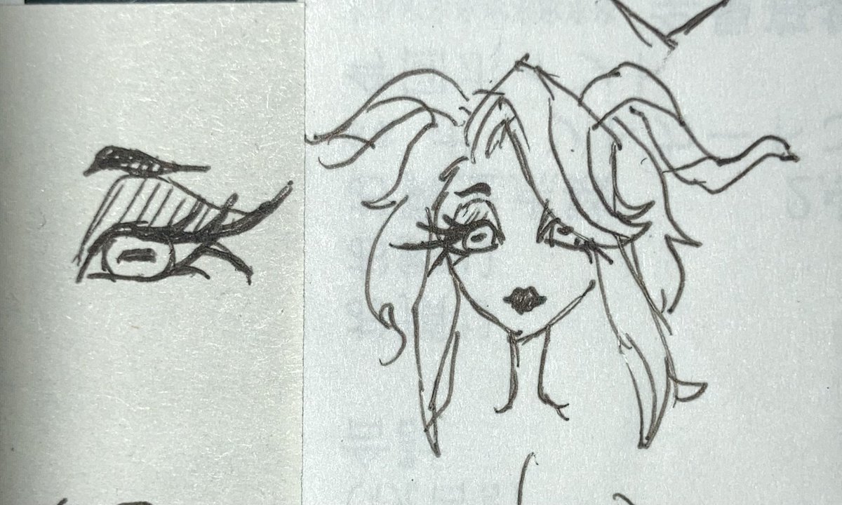 いつものごとくレシート裏の落書きだけど見て見てしちゃお👀
オーバーロードのお姐様。ヤギの悪魔。「私が歩く道は美しくなければならない」と道路塗装業を営んでいる。地獄では縄張り争いのせいですぐ道がボコボコになるので、憤慨しつつも毎度綺麗に塗装し直す。インフラ牛耳るのは金になりまっせ💰