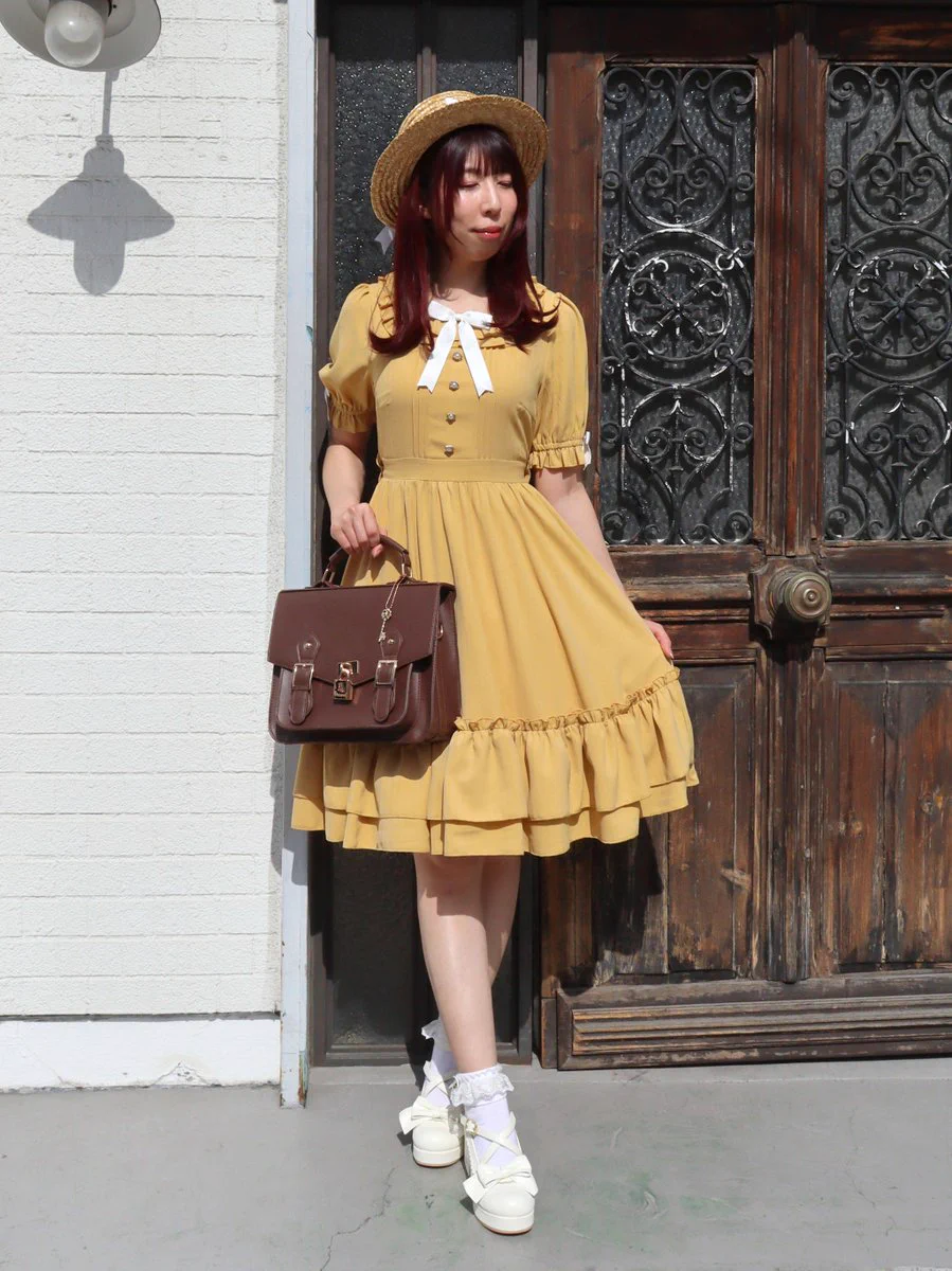 Amavel Milady Garden フリルワンピース アイボリー Amavel on X: 