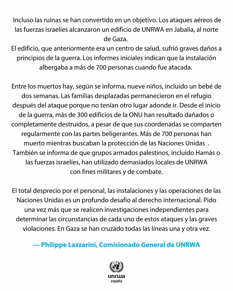 En #Gaza se están cruzando todas las líneas rojas.