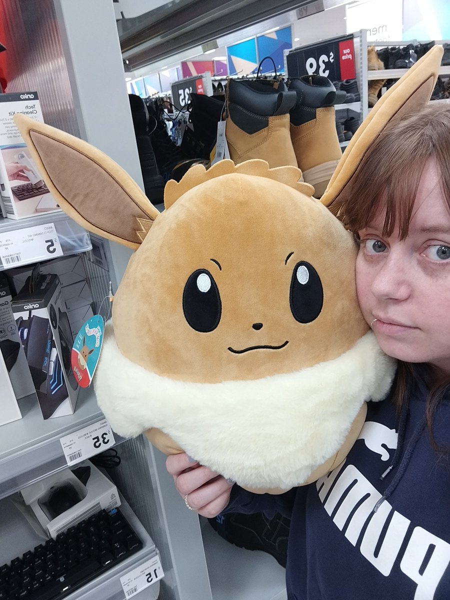 I obviously can't leave without this Eevee squishmallow????