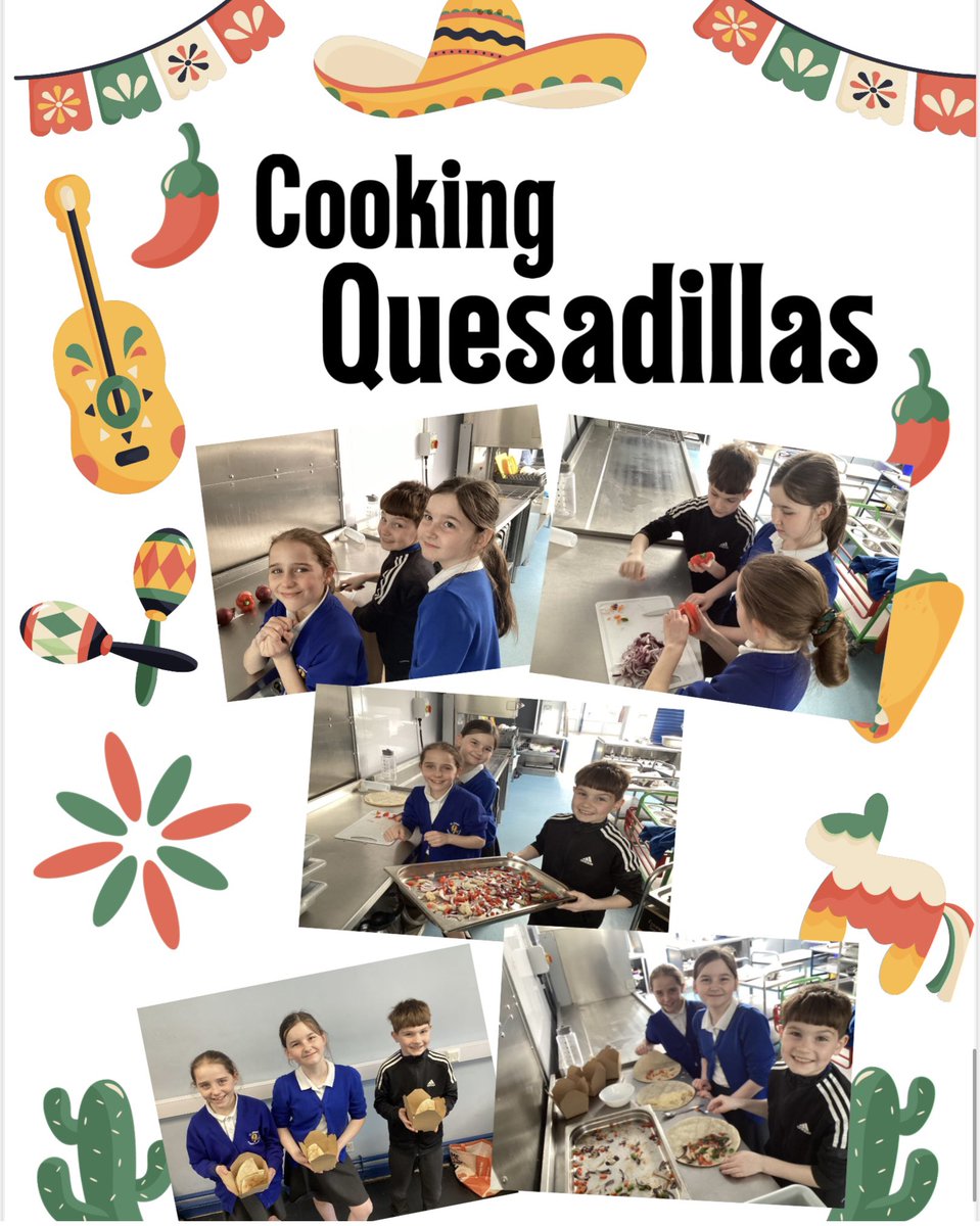 StJohns_Eagle's tweet photo. 5EE had an amazing time with Alison in their cooking lesson, whipping up delicious quesadillas! ๐ฎ Part of our geography topic 'Earth Matters'โconnecting flavors with learning! ๐๐ #EarthMatters #CookingInClass #5EEFun https://t.co/oHelOwV6St