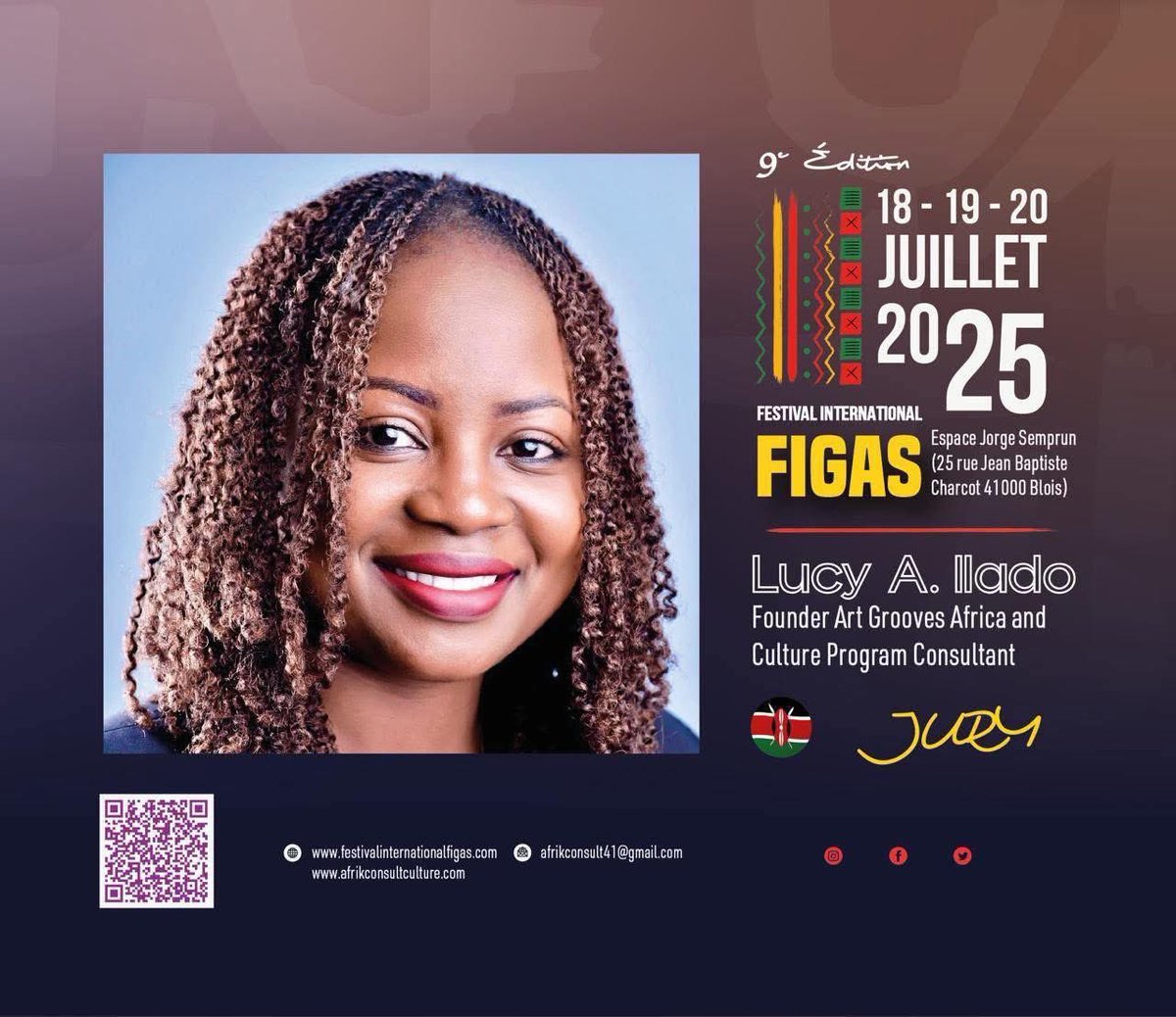Honored to be part of the jury for the 9th edition of the Festival international FIGAS  2025 by Afrik'Consult Culture 
#FIGAS2025 <a href="/highlight/">highlight</a> #ArtGroovesAfrica #CulturalVoices #EA #SA