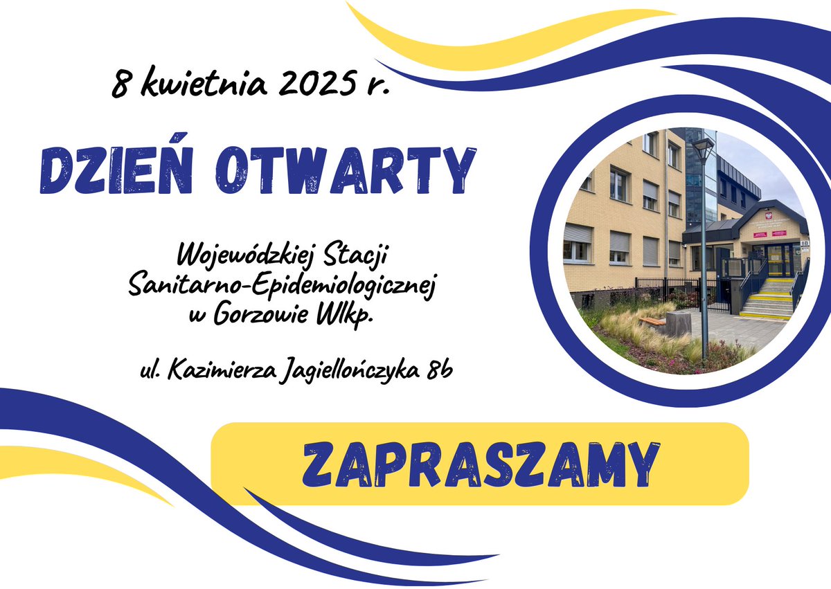 Zapraszamy serdecznie 8️⃣ kwietnia na Dzień Otwarty Państwowej Inspekcji Sanitarnej – to wyjątkowa okazja, aby dowiedzieć się więcej o naszej codziennej pracy 👩‍🔬🧑‍💻.
Czekamy na Was w godzinach od 9️⃣:0️⃣0️⃣ do 1️⃣4️⃣:0️⃣0️⃣.