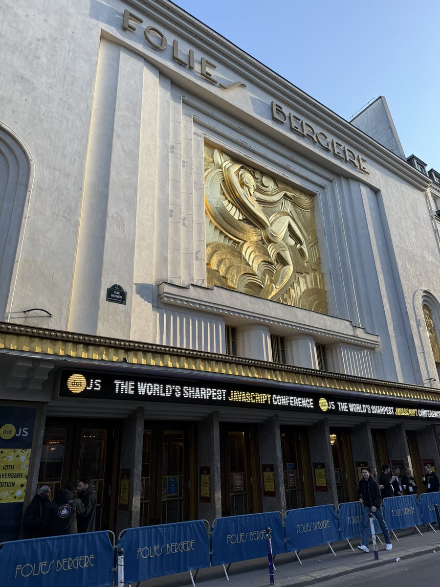 Arrivé !! 🔥 c’est parti pour une journée de confs JS ! 🤩 #dotJS2025