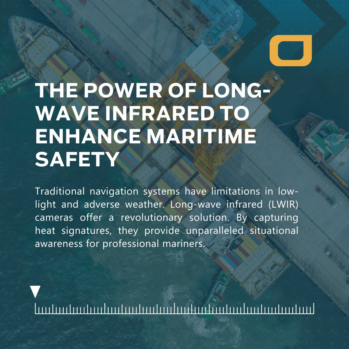 With the help of thermal images captured by LWIR cameras, hazardous situations can be avoided &amp; maritime safety can be established. LWIR cameras are excellent in detection &amp; identification of objects that are not visible to the eye. #Maritime #LWIR #Xenics #Exosens