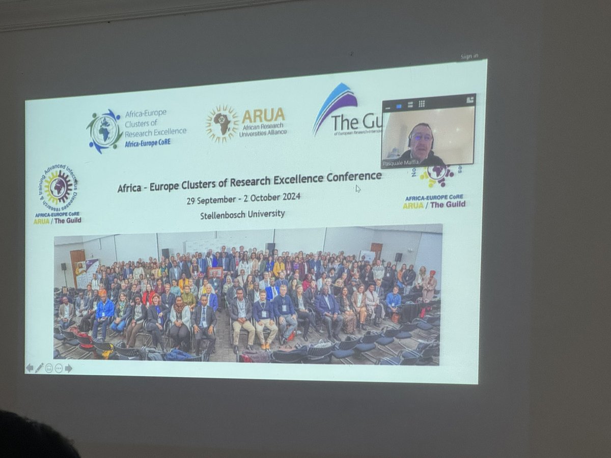 Great presentation by <a href="/PasqualeMaffia/">Pasquale Maffia</a> today to all attending #AFRIBOP2025 Students from 13 different #African countries attending #NCD’s <a href="/guildeu/">The Guild</a>  <a href="/ARUA_News/">ARUA</a> 🌍