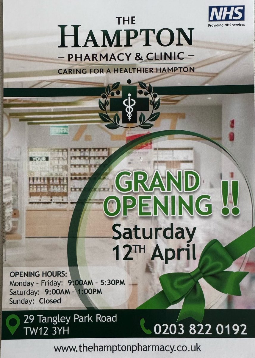 Gareth_Roberts_'s tweet photo. After @BootsUK appalling decision to close a pharmacy  in Hampton North it’s great that a new pharmacy will soon take its place

Congratulations to the ward councillors Carey Bishop, Jeremy Davies and Liz Gant who campaigned for this with @lbrut, @munirawilson and residents https://t.co/nEBJcB4Kaz