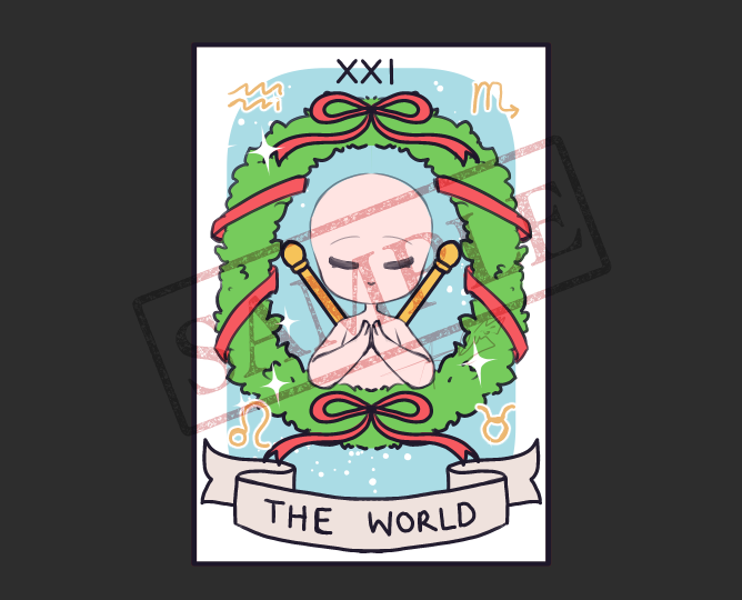 👉 สอบถามความสนใจครับ🥺✨

มีแพลนจะเปิดคมช. YCH ไพ่ทาโรต์จิบิครับผม
ประมาณ 450 -. 
เดี๋ยวทำตย.มาเสร็จแล้วจะมาเปิดรับ 5-6 คิว
ตอนนี้มีเบส The World อย่างเดียว เดี๋ยวเปิดจริงอาจจะมี The Star ด้วยครับ🙏✨

ตัวอย่าง🔻